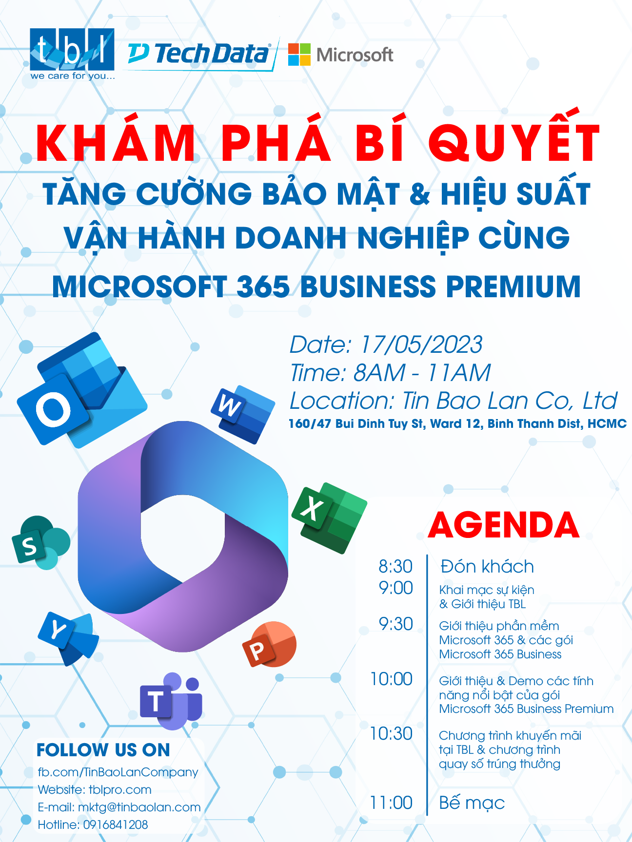 Cùng Tín Bảo Lan nâng cao bảo mật dữ liệu & hiệu suất vận hành trong công ty/doanh nghiệp cùng Microsoft 365 Business Premium