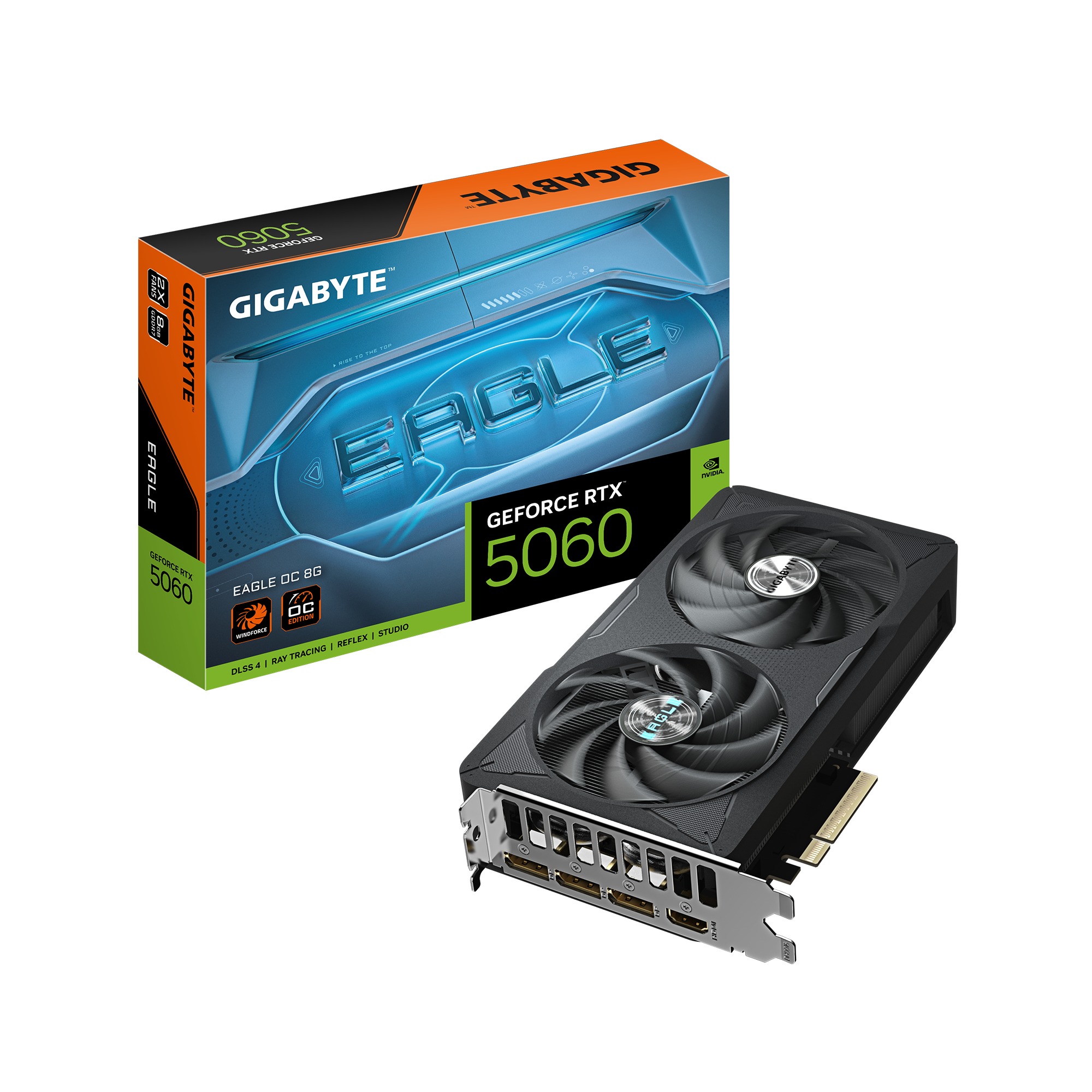 Card màn hình Gigabyte GeForce RTX 5060 EAGLE OC 8GB GDDR7 (GV-N5060EAGLE OC-8GD)