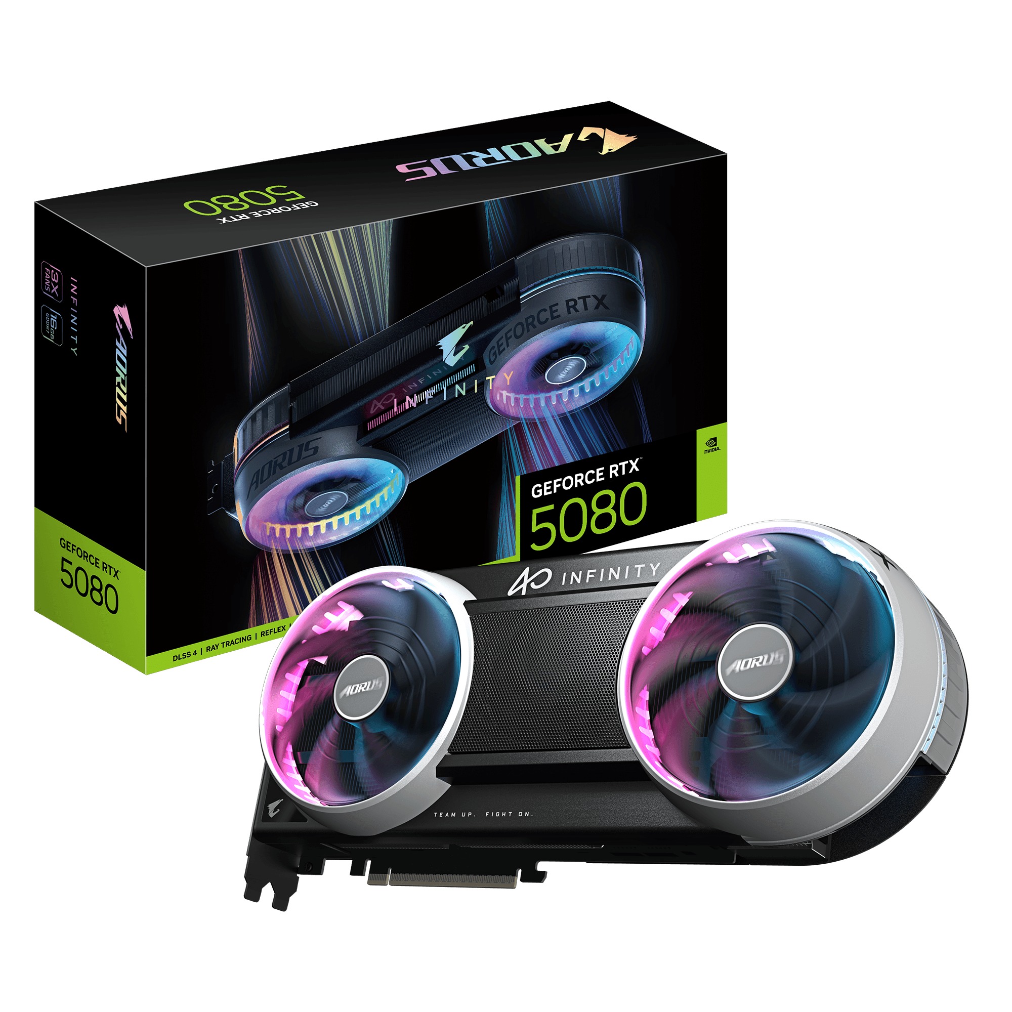 Card màn hình Gigabyte AORUS GeForce RTX 5080 INFINITY 16GB GDDR7 (GV-N5080AORUS INF-16GD)