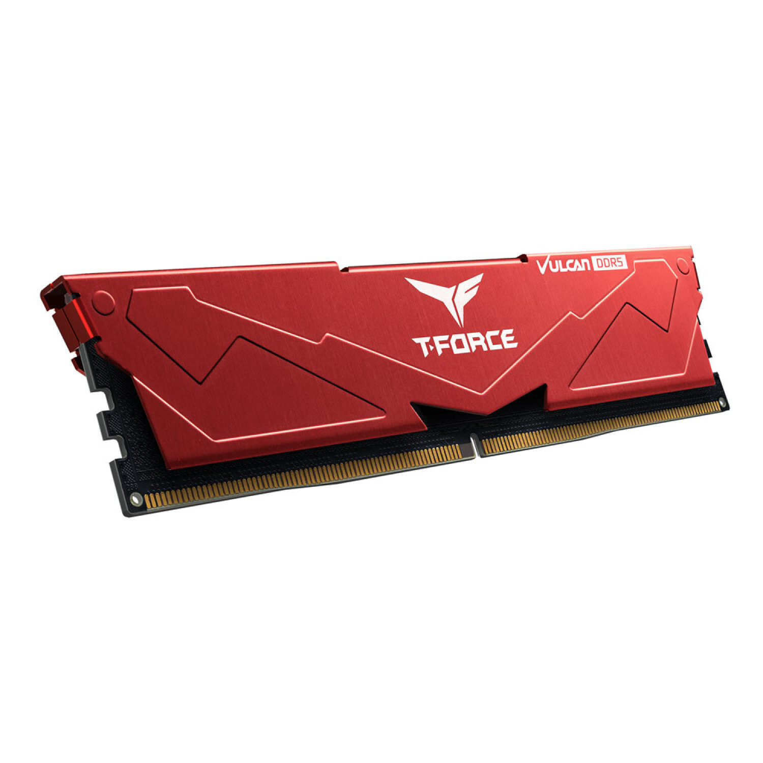 RAM Desktop TeamGroup T-Force Vulcan 16GB DDR5 5200MHz Red (FLRD516G5200HC40C01)