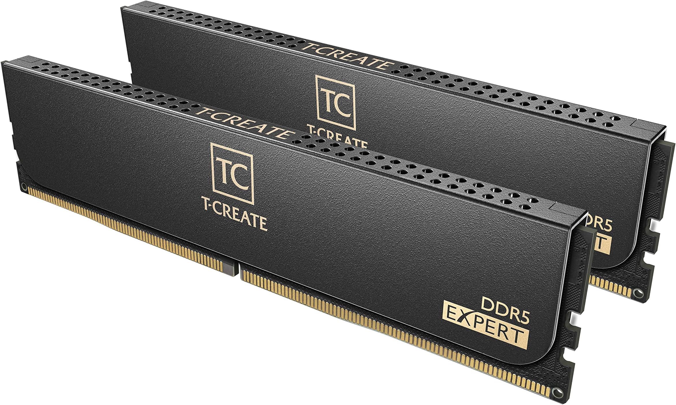 RAM Desktop TeamGroup T-Create Expert 128GB (2x64GB) DDR5 6400MHz Black (CTCED5128G6400HC42CDC01)