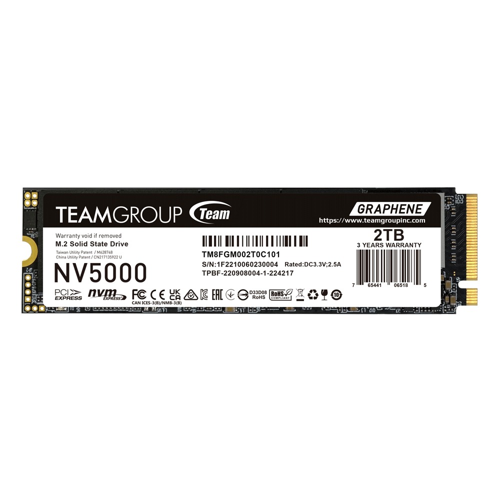 Ổ cứng SSD TeamGroup NV5000 1TB M.2 PCIe Gen4x4 (TM8FGM001T0C101)