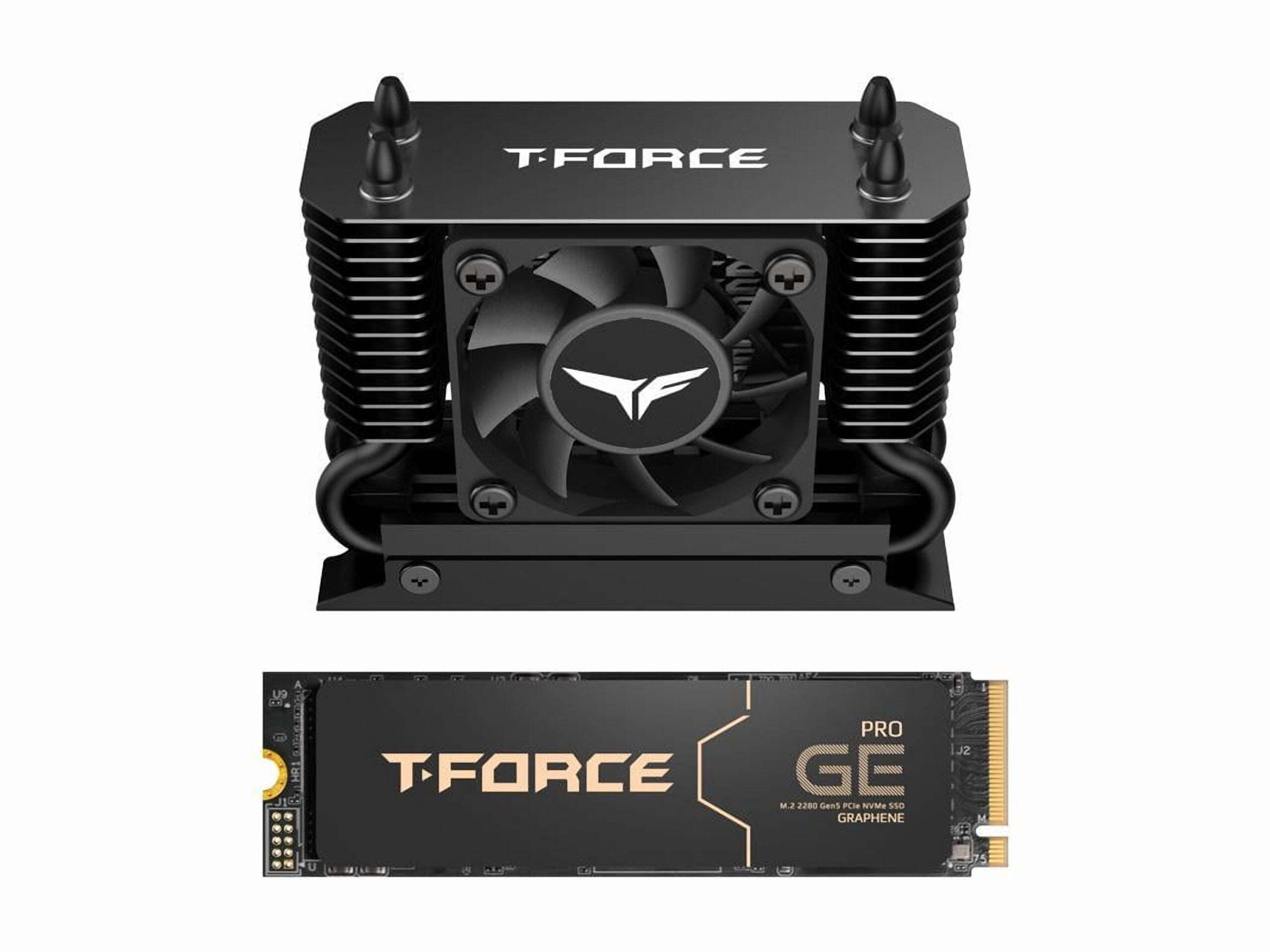 Ổ cứng SSD TeamGroup GE PRO 8TB M.2 PCIe 5.0 NVMe + Tản nhiệt AirFlow I (TM8FG3008T0C133)