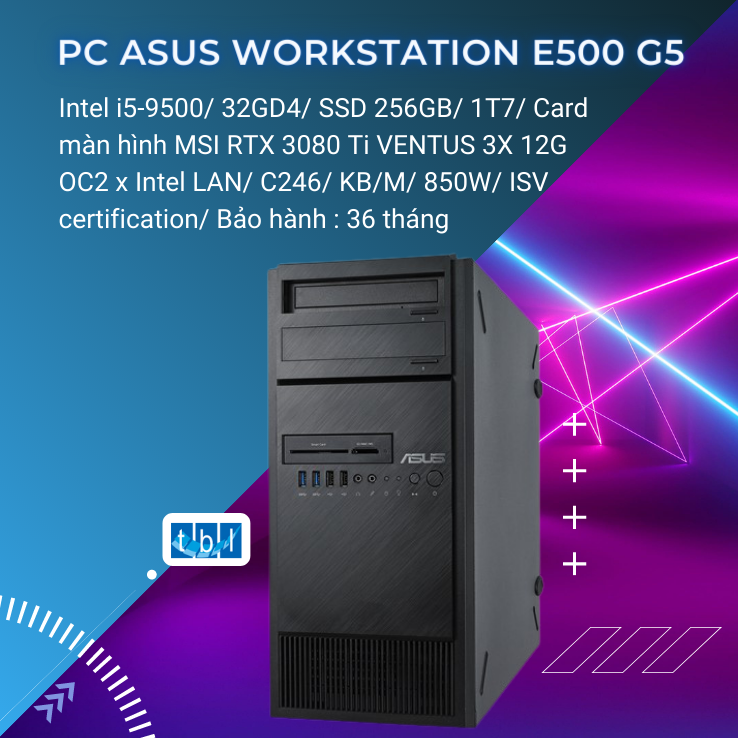 PC ASUS WORKSTATION E500-G5
