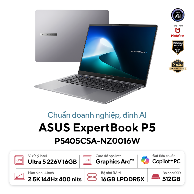 Laptop ASUS ExpertBook P5 P5405CSA-NZ0450WS